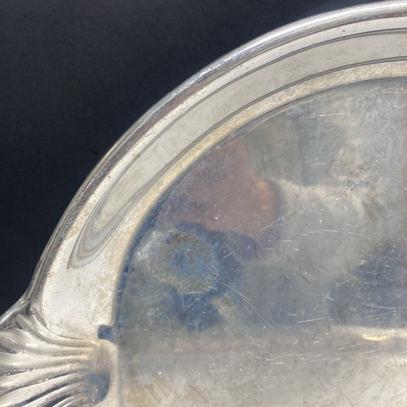 RWP The Wilton Co Armetale Shell Handled Tray Platter - Picture 6 of 15